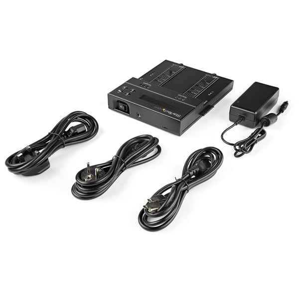 StarTech.com Fristående M.2 SATA & M.2 NVMe-duplicerare och -raderare - SATA/SSD-hårddiskar klonas/