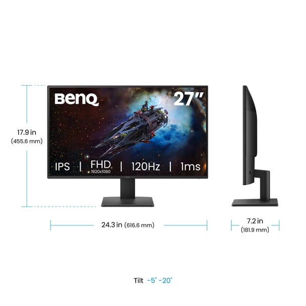 BenQ GW2791P computerskærm 68,6 cm (27") 1920 x 1080 pixel Fuld HD LED Sort