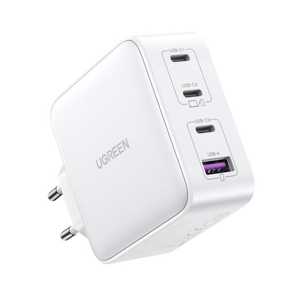 Ugreen 15337 mobilladdare Universal Vit AC Snabb laddning inomhus