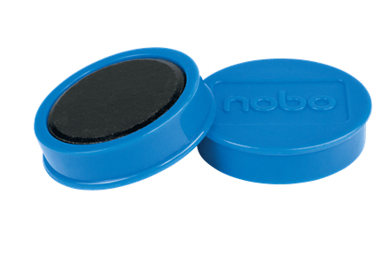 Nobo magnetiske whiteboardmagneter, pakke med 10 stk. 38 mm farvede magneter