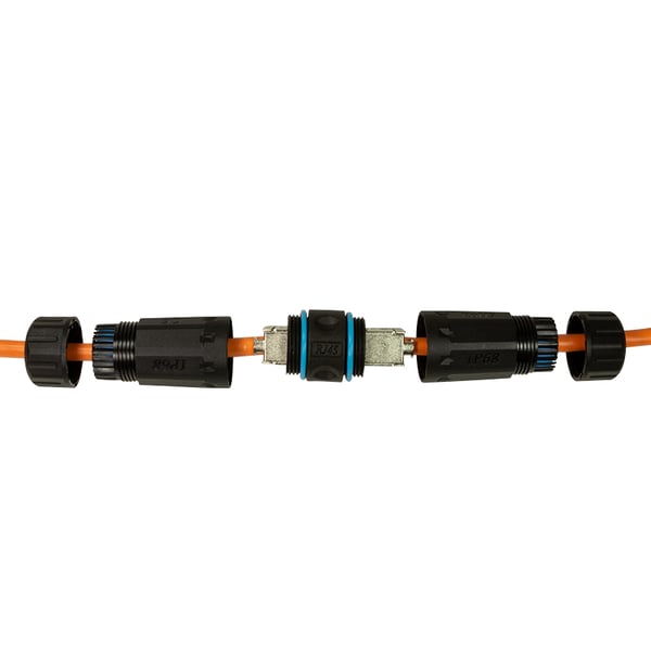 LogiLink NP0082 kabelforskruning Sort Nylon 1 stk