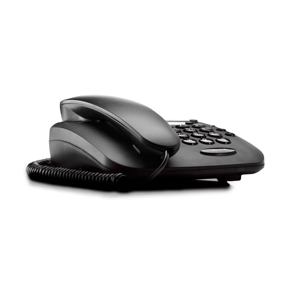 MOTOROLA CT1 TRÅDBUNDEN TELEFON SVART