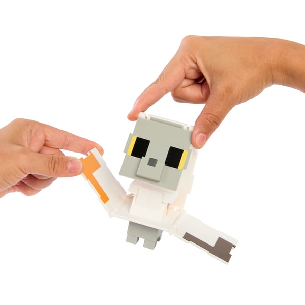 Minecraft Flippin' Figs-figursamling i 9,5 cm skala, 2-i-1-fidgetlek (figurerna kan variera)
