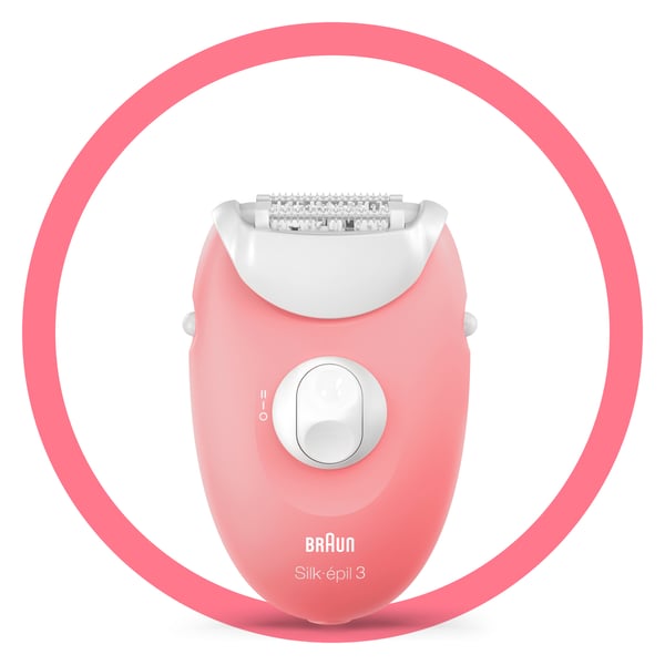 Braun Silk-épil 3 SES 3-176 20 pincetter Rosa, Vit