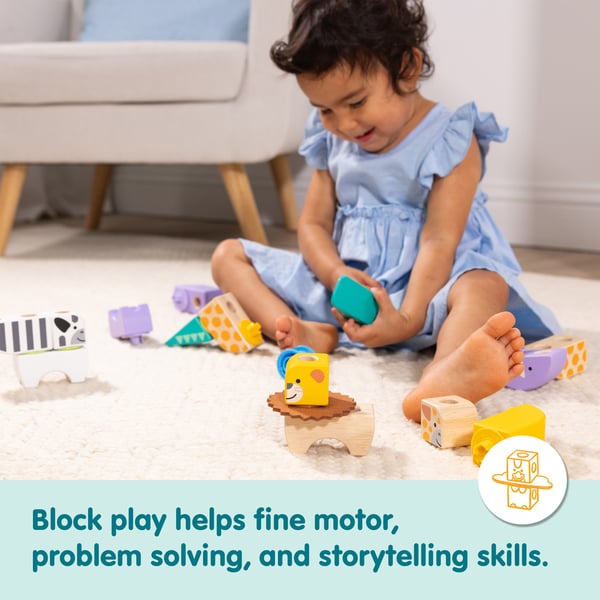 Melissa & Doug MDT BBN Blockables Safari Plyst GML