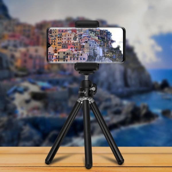 Techly I-TRIPOD-UN kolmijalka Matkapuhelin 3 jalkoja Musta