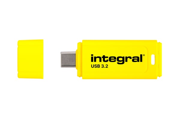 Integral Neon-C INFD32GBNEONCYL3.2 USB-nøgle 32 GB USB Type-C 3.2 Gen 1 (3.1 Gen 1) Sort