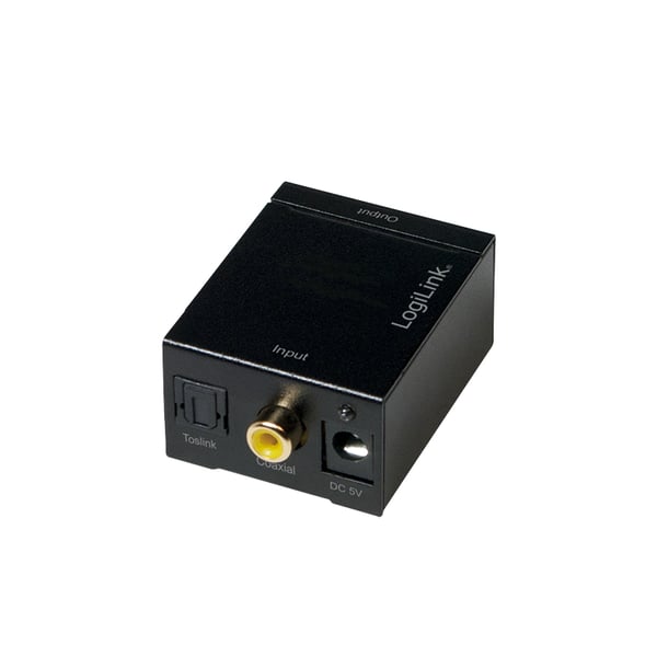 LogiLink CA0101 äänimuunnin Musta