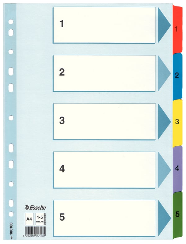 Esselte 2434 etiket til datamedie