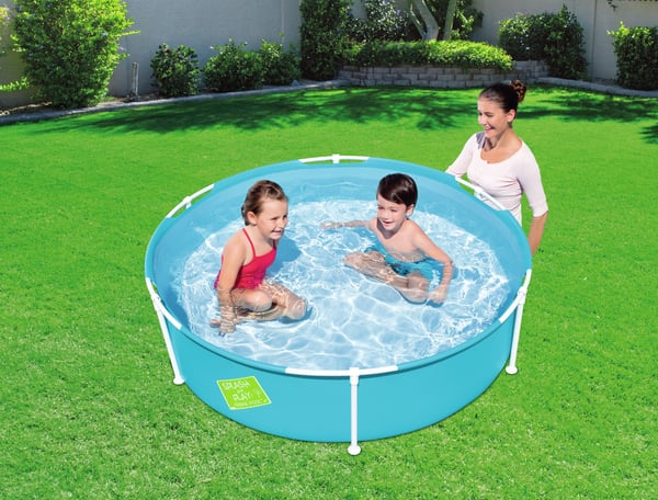 Bestway Steel Pro 56283 swimmingpool til over jorden Indrammet pool Rund 580 L Blå