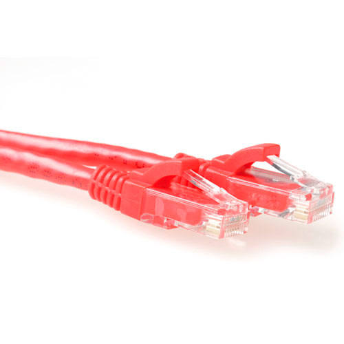ACT Cat6A UTP 1.5m netværkskabel Rød 1,5 m