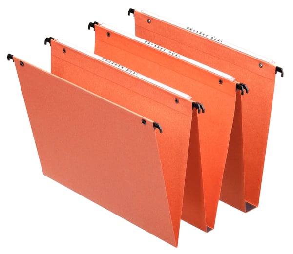 Esselte 21631 kansioteline Pahvi, Metalli A4 Oranssi 25 kpl