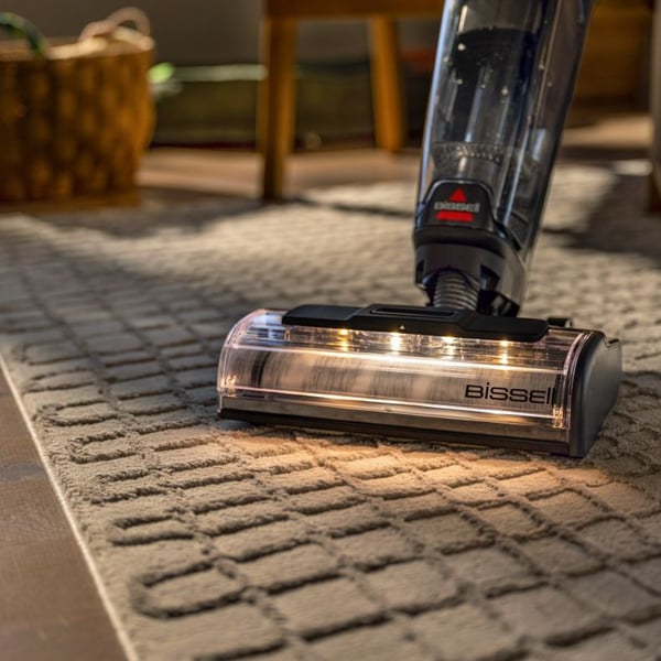 Bissell CrossWave HydroScrub Select Skaftdammsugare Batteri Torr&våt Utan påse Svart, Blå