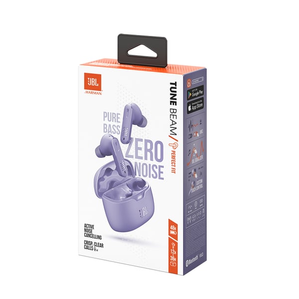 JBL Tune Beam Kuulokkeet True Wireless Stereo (TWS) In-ear Puhelut/Musiikki USB Type-C Bluetooth Purppura