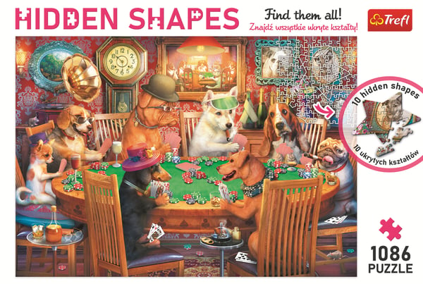 Trefl Hidden Shapes Puslespil 1086 stk Kunst
