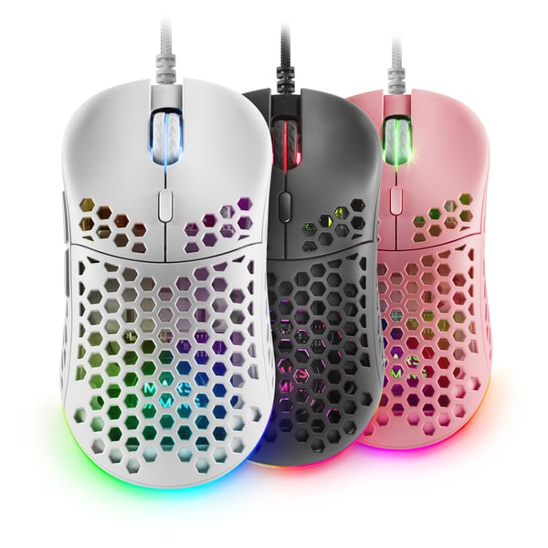 Mars Gaming MM55W mus Spil Højre hånd USB Type-A Optisk 12800 dpi