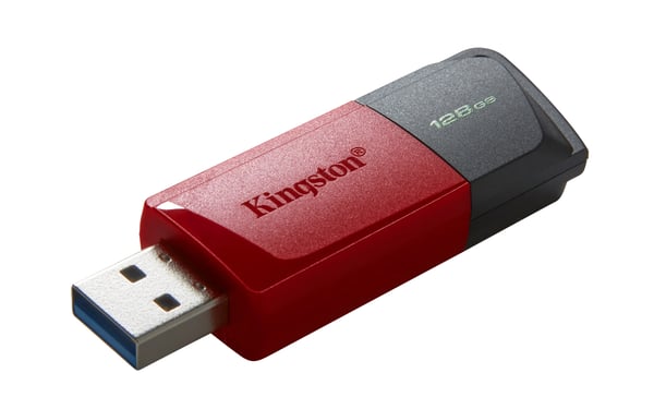 Kingston Technology DataTraveler 128 GB USB 3.2 Gen1 Exodia M (sort + rød)