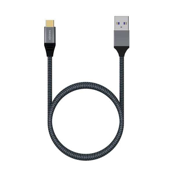 AISENS A107-0631 USB-kabel USB 3.2 Gen 2 (3.1 Gen 2) 1 m USB C USB A 10 Gbit/sek. Grå