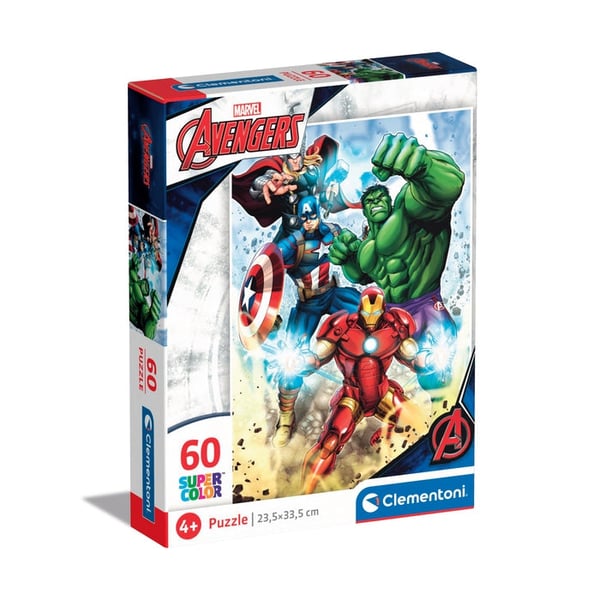 Clementoni Supercolor Marvel Avengers Kuviopalapeli 60 kpl Sarjakuvat Clementoni Supercolor Marvel Avengers Kuviopalapeli 60 kpl Sarjakuvat