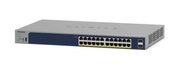 Netgear Smart GS724TPP - Kytkin - L3 Lite - Älykäs - 24 x 10/100/1000 (PoE+)