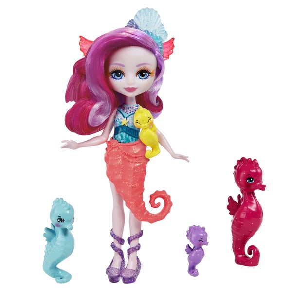 Royal Enchantimals ROYAL ENCHANTIMMALS OCEAN KINGDOM SEDDA SEAHORSE-FAMILIEDUKKER
