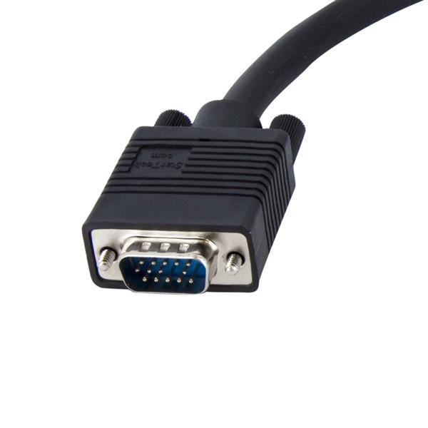 StarTech.com VGABNCMF1 videokaapeli-adapteri 0,3 m VGA (D-Sub) 5 x BNC Musta