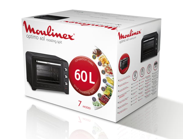 Moulinex OX4958 60 L 2200 W Musta Grilli