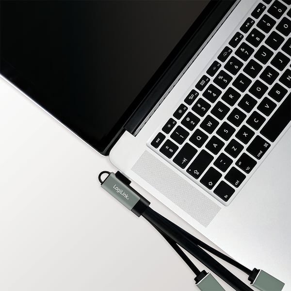 LogiLink UA0361 interface hub USB 3.2 Gen 1 (3.1 Gen 1) Type-C 5000 Mbit/s Sølv