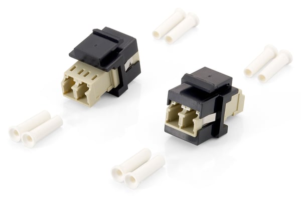 Equip 125570 fiberoptikadaptrar LC/LC 8 styck Beige, Svart