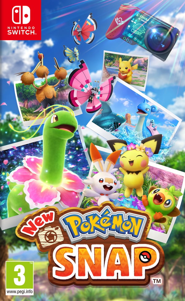 Nintendo New Pokémon Snap Vakio Yksinkertaistettu kiina, Perinteinen kiina, Saksa, Englanti, Espanja, Ranska, Italia, Japani, Korea Nintendo Switch