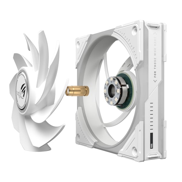 ASUS ROG Eurux GR120 ARGB Reverse Fan White Edition - Single Pack Computerkabinet Ventilator 12 cm Hvid 1 stk