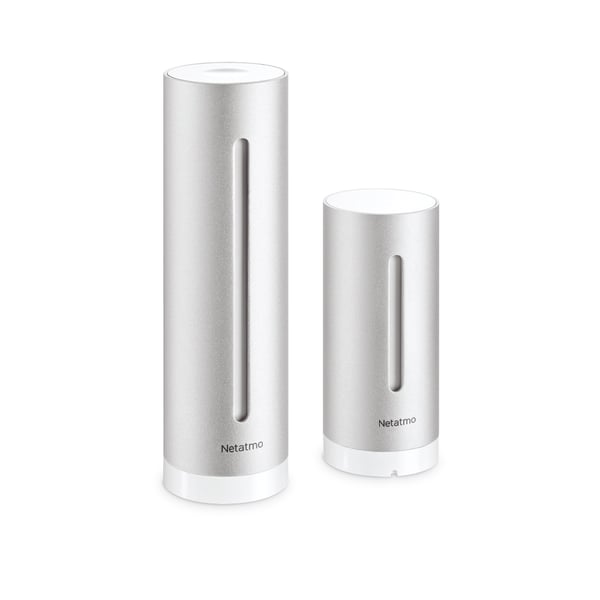 Netatmo NWS01-EC digital väderstation Aluminium Batteri / USB Wi-Fi
