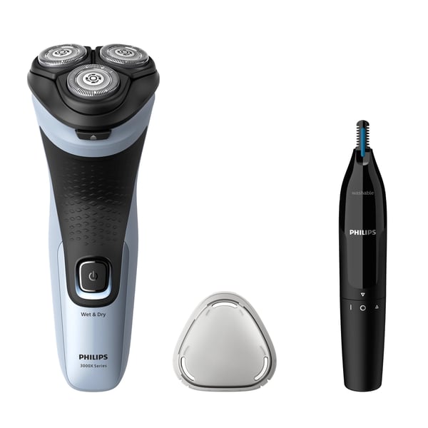 Philips Shaver 3000X Series X3003/02 Elektrisk rakapparat för våt- och torrakning Philips Shaver 3000X Series X3003/02 Elektrisk rakapparat för våt- och torrakning