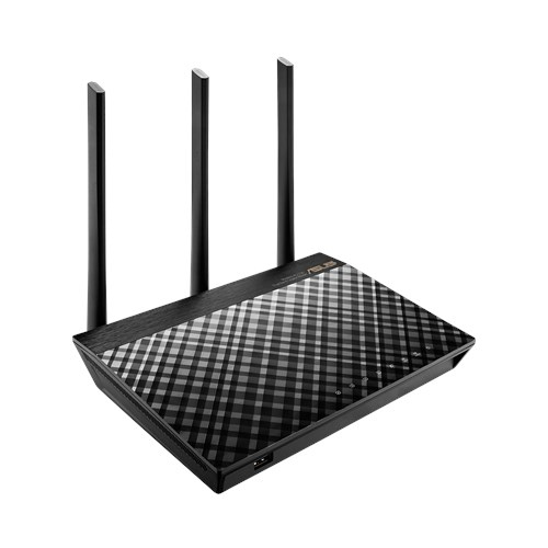 ASUS RT-AC1900U trådløs router Gigabit Ethernet Dual-band (2,4 GHz / 5 GHz) Sort