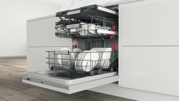 Whirlpool W6I D741A S Fuldt indbygget 14 kuverter