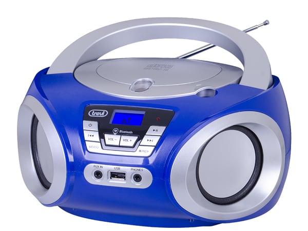 Trevi CMP 544 BT Digital 4 W FM Blå MP3-afspilning Trevi CMP 544 BT Digital 4 W FM Blå MP3-afspilning