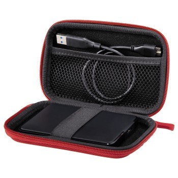 Hama 00095548 etui til drev EVA (ethylenvinylacetat) Rød
