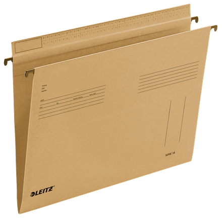 LEITZ SERIE 18 Hängmapp, A4, öppen på sidan, natur