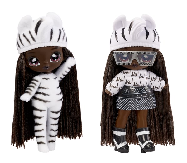 Na! Na! Na! Surprise Na! Na! Na! Fuzzy Surprise - Zebra Girl