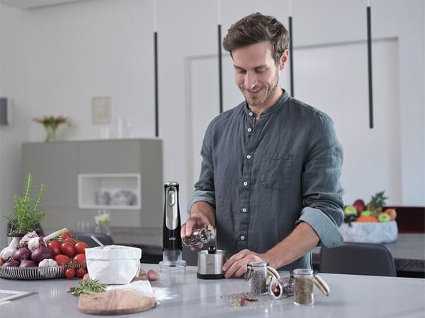 Braun MultiQuick 9 MQ9138XI 0,6 l Stavmixer 1200 W Svart, Rostfritt stål