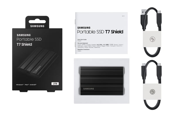 Samsung MU-PE2T0S 2 TB USB Type-C 3.2 Gen 2 (3.1 Gen 2) Svart