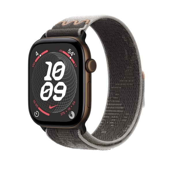 Apple Nike Sport Loop i Pavement Grey, 46 mm