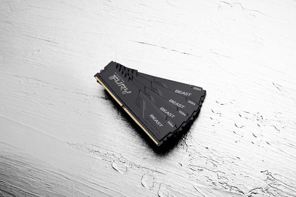 Kingston Technology FURY Beast 32GB 3200MT/s DDR4 CL16 DIMM (Sæt med 2) Black