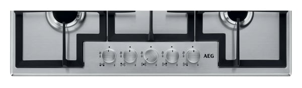 AEG HGB75400SM Rustfrit stål Indbygget 75 cm Gaskomfur 5 zone(s)