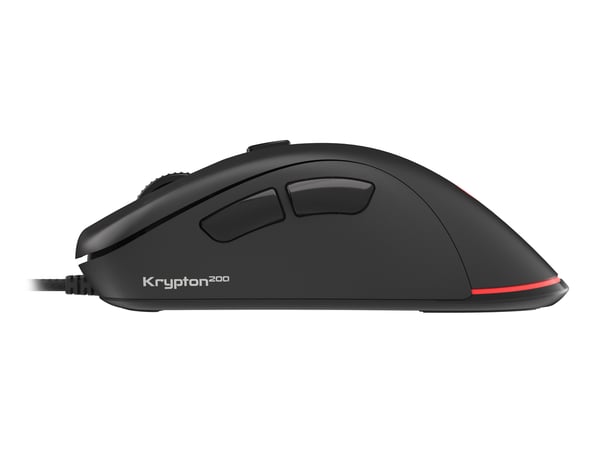 GENESIS Krypton 200 mus Spil Højre hånd USB Type-A Optisk 6400 dpi