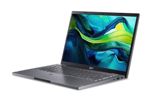 Acer Aspire A14-51M-745A Intel Core 7 150U Laptop 35,6 cm (14") WUXGA 16 GB LPDDR5-SDRAM 1 TB SSD Wi-Fi 6E (802.11ax) Windows 11 Home Grå