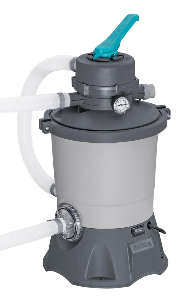 Bestway Power Steel 56946 swimmingpool til over jorden Indrammet pool Oval 10949 L Brun