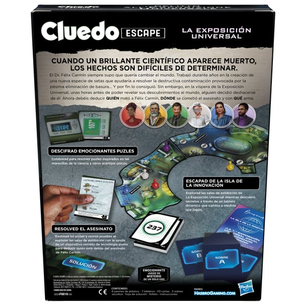 Hasbro Gaming Cluedo Flugt Verdensudstillingen