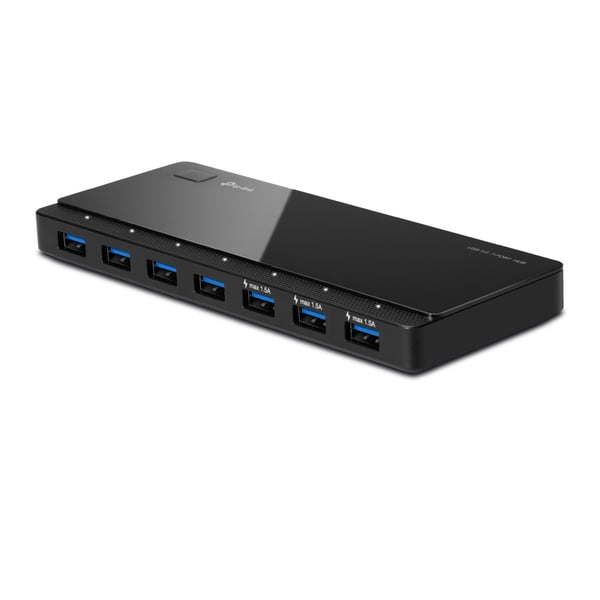 TP-Link UH700 gränssnittshubbar USB 3.2 Gen 1 (3.1 Gen 1) Micro-B 5000 Mbit/s Svart