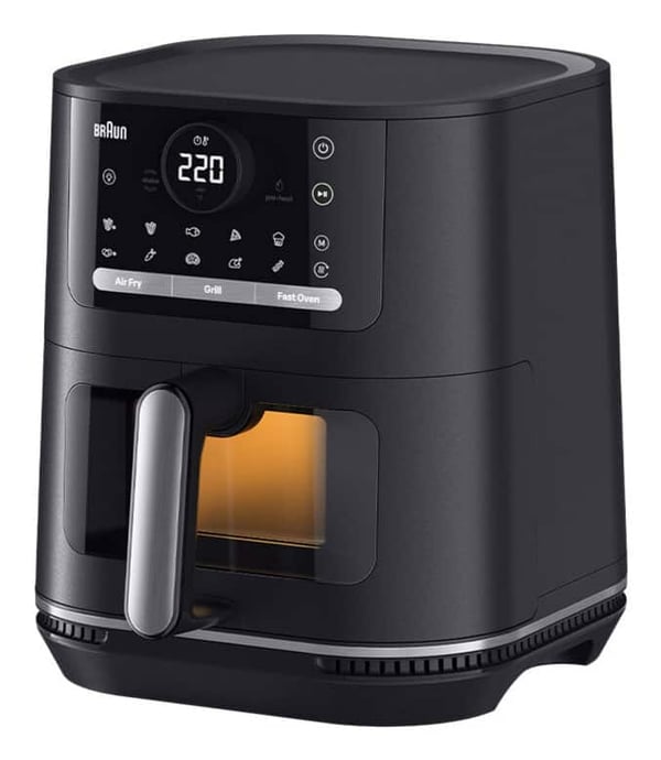Braun HF 5075 Enkelt Enkeltstående 2000 W Varmluftsteger Sort, Grå